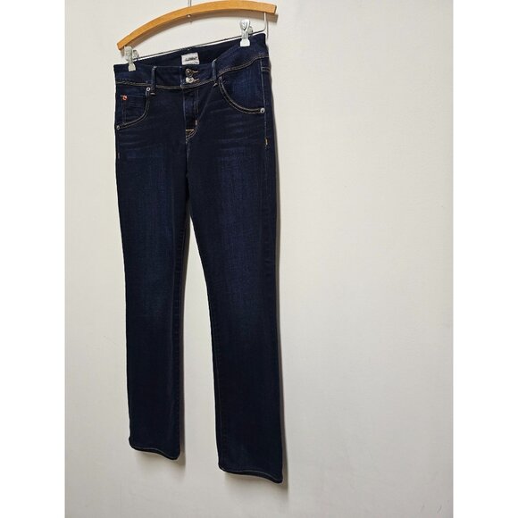Hudson Jeans 30 Dark Wash Soft & Stretchy COLLIN Mid-Rise Skinny Ankle - Picture 3 of 7